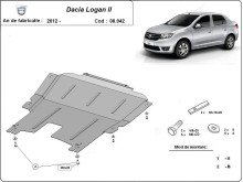 Stahl Unterfahrschutz für Motor Dacia Logan 2 (2012-2020)