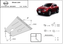 Stahl Unterfahrschutz für Motor Nissan Juke (2010-2019)