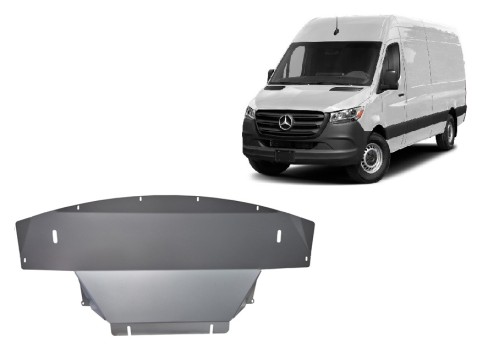 Aluminium Unterfahrschutz für Motor Mercedes Sprinter (2024-2026)