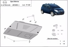 Stahl Unterfahrschutz für Motor Opel Meriva (2010-2017)