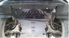 Stahl Unterfahrschutz für Motor, Kühler Mitsubishi Pajero 4 (V80, V90) (2007-2021)