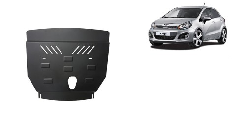 Stahl Unterfahrschutz für Motor Kia Rio 3 (2011-2017)