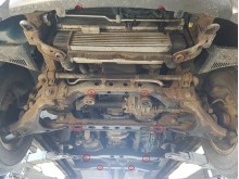 Stahl Unterfahrschutz für Getriebe Kia Sorento (2002-2006)
