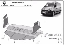 Stahl Unterfahrschutz für Motor Renault Master 3 (2010-2024)