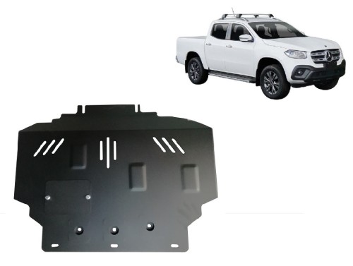 Stahl Unterfahrschutz für Motor Mercedes X-Class (2017-2020)