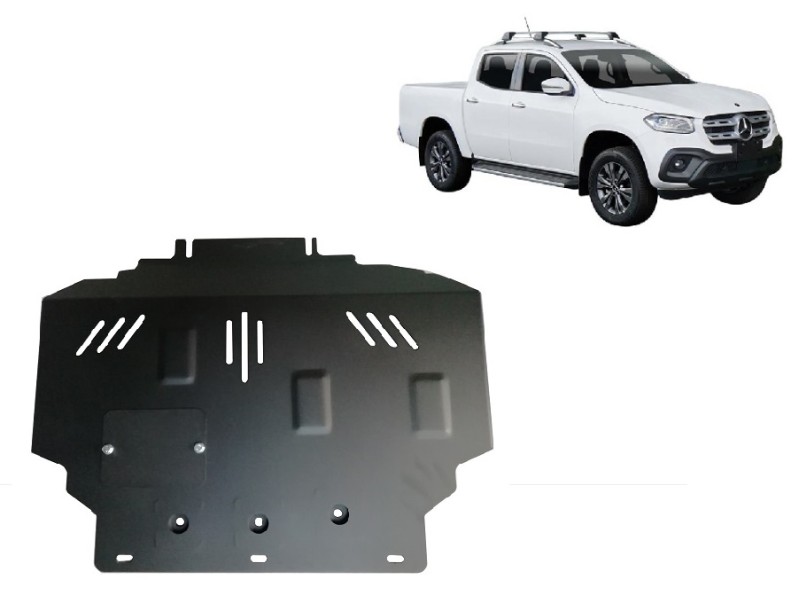 Stahl Unterfahrschutz für Motor Mercedes X-Class (2017-2020)