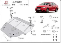 Stahl Unterfahrschutz für Motor Seat Toledo 4 (2012-2019)