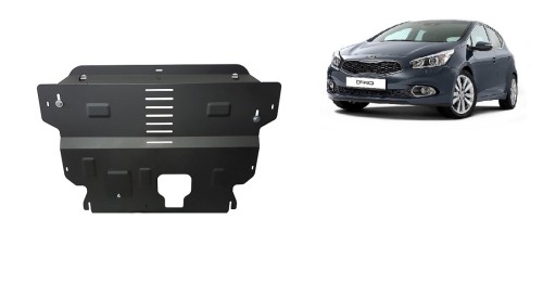 Stahl Unterfahrschutz für Motor, Getriebe Kia Ceed (2012-2018)