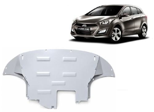 Aluminium Unterfahrschutz für Motor Hyundai i30 (2017-2026)