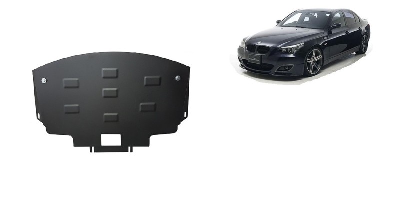 Stahl Unterfahrschutz für Motor BMW Seria 5 E60/E61 mit normale Stosstange M (2003-2010)