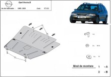 Stahl Unterfahrschutz für Motor Opel Vectra B (1995-2001)