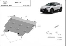 Aluminium Unterfahrschutz für Motor Toyota C-HR (2023-2026)