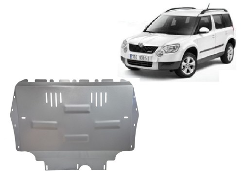 Aluminium Unterfahrschutz für Motor Skoda Yeti (2009-2012)