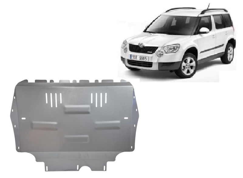 Aluminium Unterfahrschutz für Motor Skoda Yeti (2009-2012)