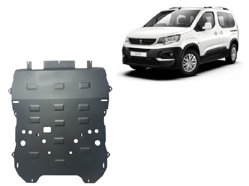 Stahl Unterfahrschutz für Motor Peugeot Rifter (2018-2026)