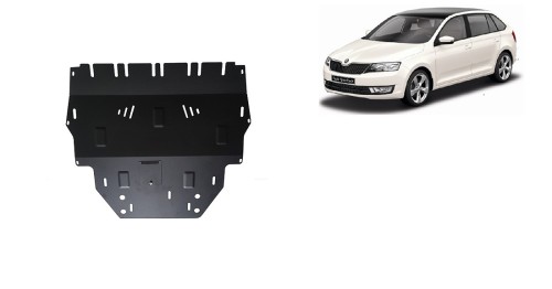 Stahl Unterfahrschutz für Motor Skoda Spaceback (2013-2019)