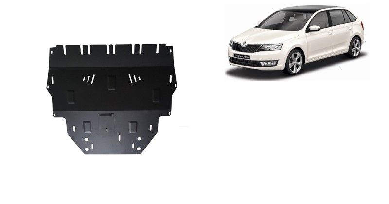 Stahl Unterfahrschutz für Motor Skoda Spaceback (2013-2019)