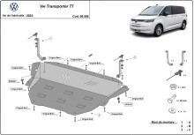 Stalowa Osłona pod silnik Volkswagen Transporter T7 Van (2023-2026) EAN