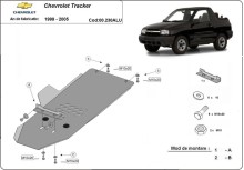 Aluminium Unterfahrschutz für Getriebe Chevrolet Tracker (1999-2005)