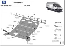 Stahl Unterfahrschutz für Motor Peugeot Boxer (2016-2026)