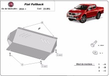 Stahl Unterfahrschutz für Kühler Fiat Fullback (2016-2019)