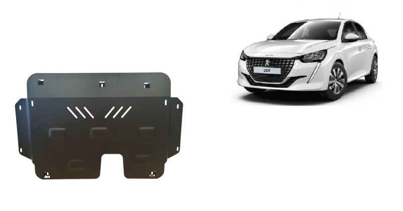 Stahl Unterfahrschutz für Motor Peugeot 208 (2019-2026)