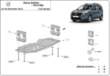 Stahl Unterfahrschutz für Stop-Go System, EGR Dacia Dokker (2012-2021)