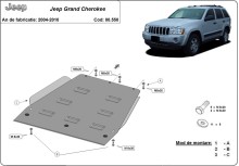 Stahl Unterfahrschutz für Getriebe Jeep Grand Cherokee (2004-2010)