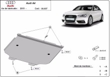 Stahl Unterfahrschutz für Getriebe Audi A4 B9 All Road (2015-2026)
