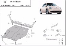 Stalowa Osłona pod silnik Volkswagen New Beetle (1998-2011) EAN