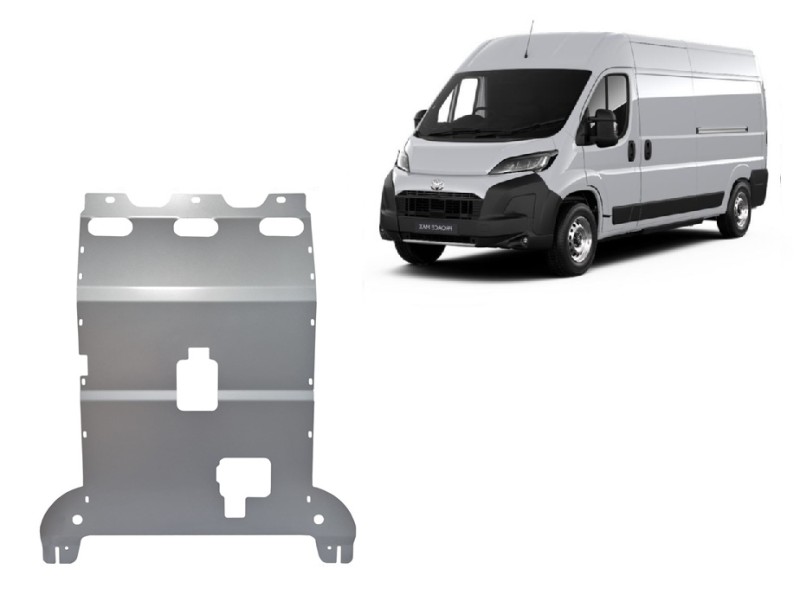 Aluminium Unterfahrschutz für Motor Toyota Proace Max (2024-2026)