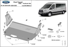 Aluminium Unterfahrschutz für Motor Ford Transit (2020-2026)