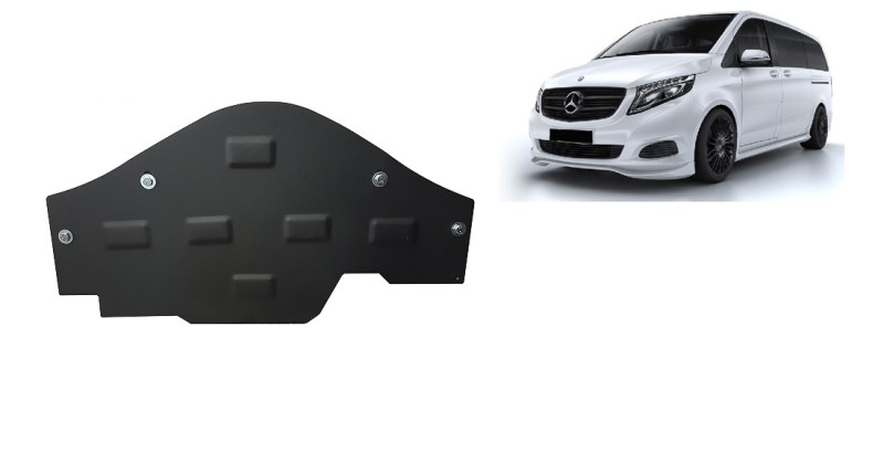 Stahl Unterfahrschutz für Stop-Go system Mercedes Viano W447, 4x2, 1.6 D (2014-2026)