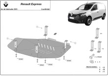 Stahl Unterfahrschutz für Kraftstofftank Renault Express (2021-2026)