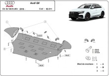 Stahl Unterfahrschutz für Motor Audi Q8 (2018-2026)