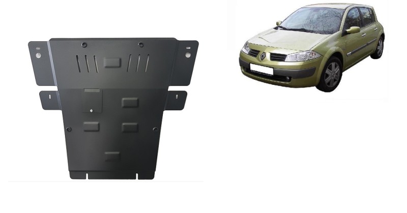 Stahl Unterfahrschutz für Motor Renault Megane 2 (2004-2008)