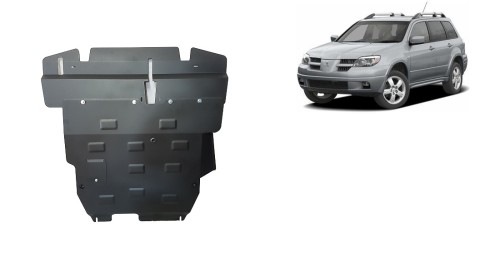 Stahl Unterfahrschutz für Motor Mitsubishi Outlander (2002-2006)