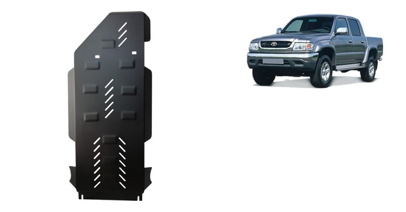 Stahl Unterfahrschutz für Getriebe, Differential Toyota Hilux (2000-2004)