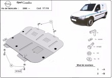 Stahl Unterfahrschutz für Motor Opel Combo (2000-2010)