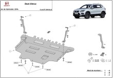 Aluminium Unterfahrschutz für Motor Seat Ateca (2016-2026)