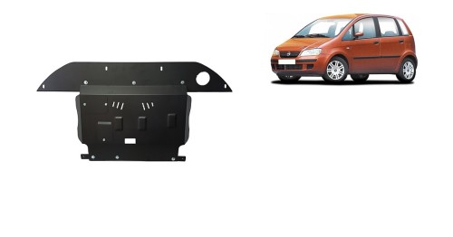 Stahl Unterfahrschutz für Motor, Getriebe, Differential  Fiat Idea (2003-2012)