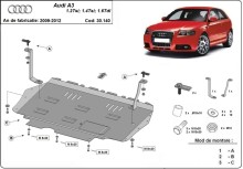 Stalowa Osłona pod silnik Audi A3 (2008-2012) EAN