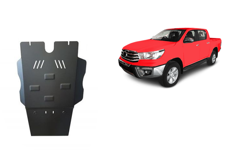 Stahl Unterfahrschutz für Getriebe Toyota Hilux Revo (2016-2026)