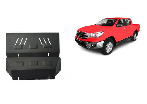 Stahl Unterfahrschutz für Kühler Toyota Hilux Invincible (2021-2026)