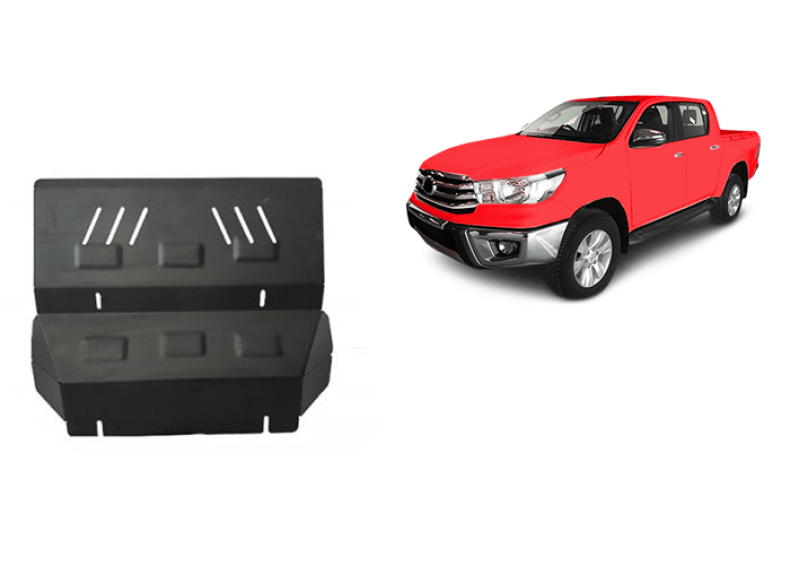 Stahl Unterfahrschutz für Kühler Toyota Hilux Invincible (2021-2026)