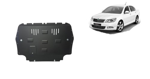 Stahl Unterfahrschutz für Motor Skoda Octavia 2 (2010-2012)