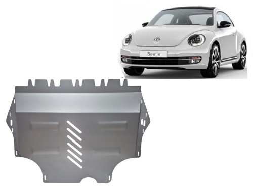 Aluminium Unterfahrschutz für Motor Volkswagen New Beetle (2011-2017)