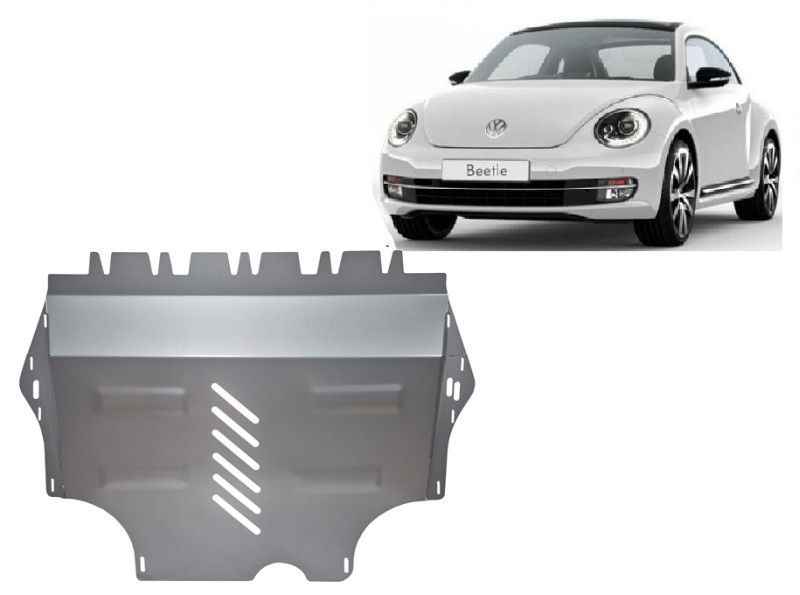Aluminium Unterfahrschutz für Motor Volkswagen New Beetle (2011-2017)