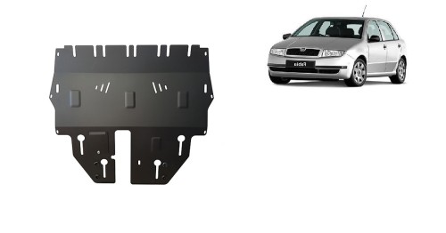 Stahl Unterfahrschutz für Motor Skoda Fabia 1 (1999-2007)