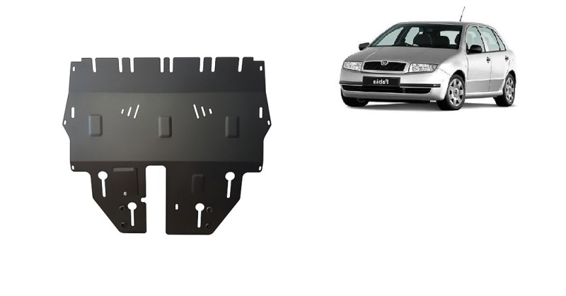 Stahl Unterfahrschutz für Motor Skoda Fabia 1 (1999-2007)